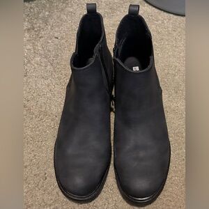 Women’s Black Slip-On Ankle Boots